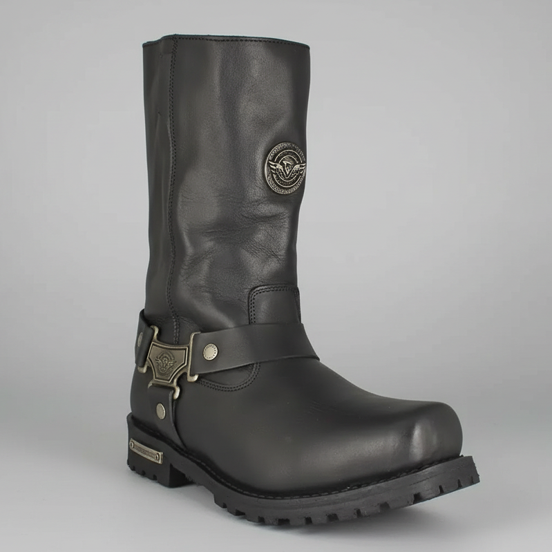 Milwaukee Leather Men's Wide 11" Harness Motorcycle Boots