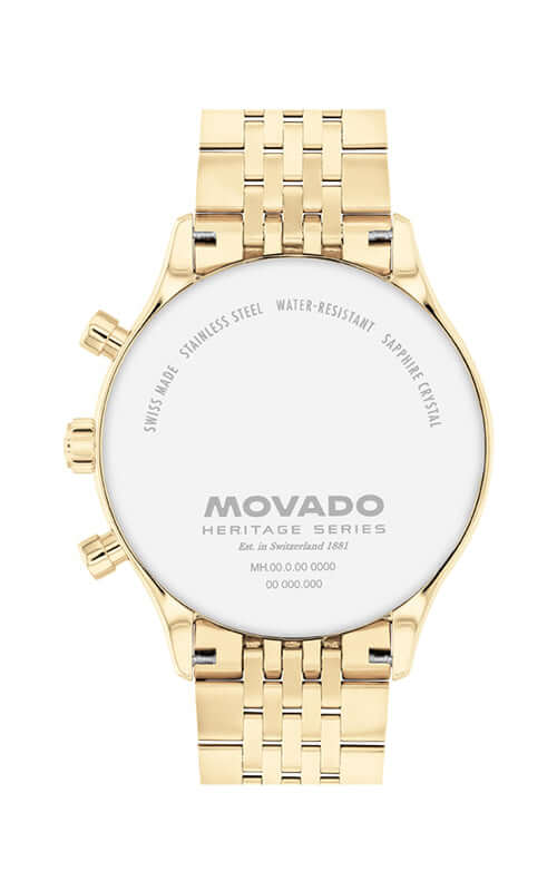 Movado Heritage Series Calendoplan 3650210 - EX-STOCK Canada