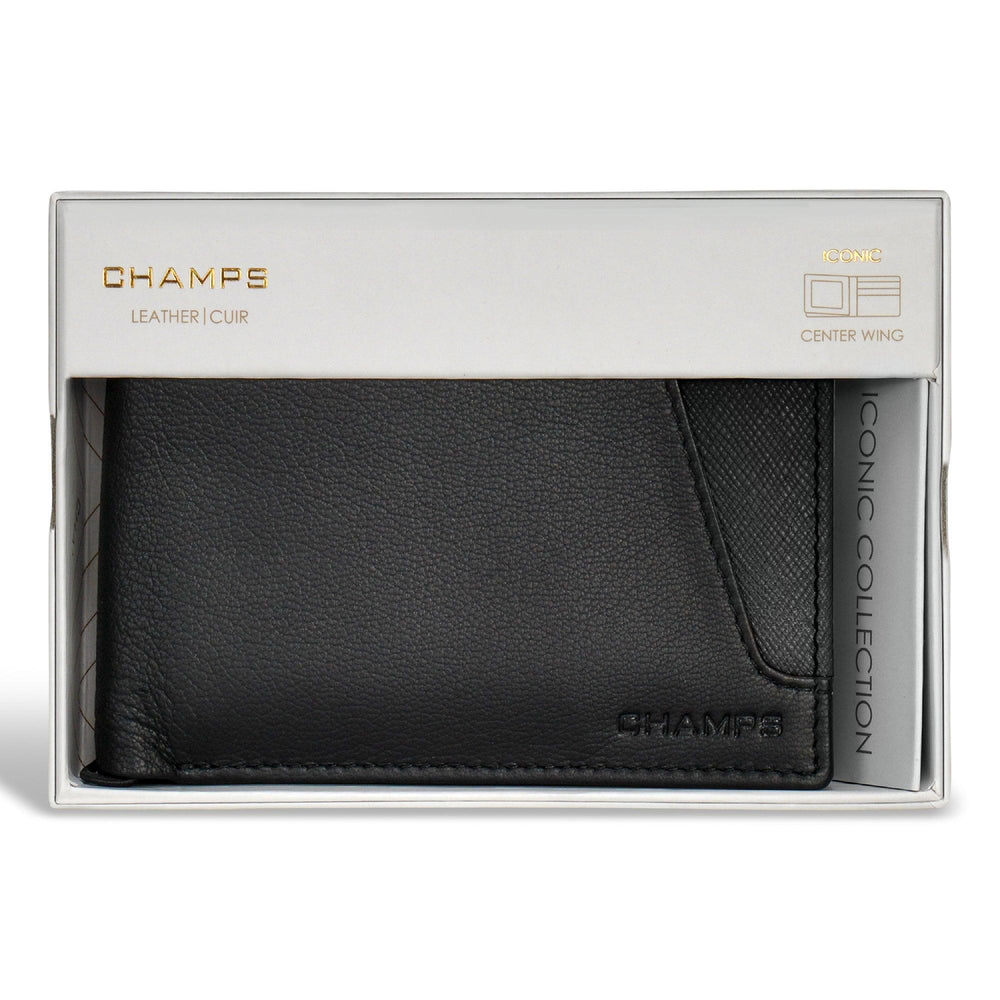 Iconic / Leather Center Wing Wallet EX-STOCK Canada