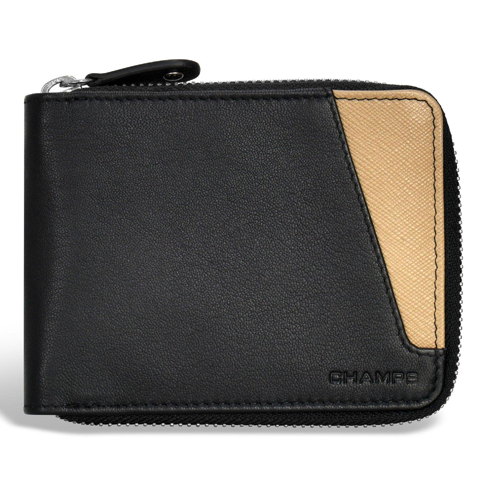 Portefeuille emblématique en cuir avec zip tout autourEX-STOCK Canada