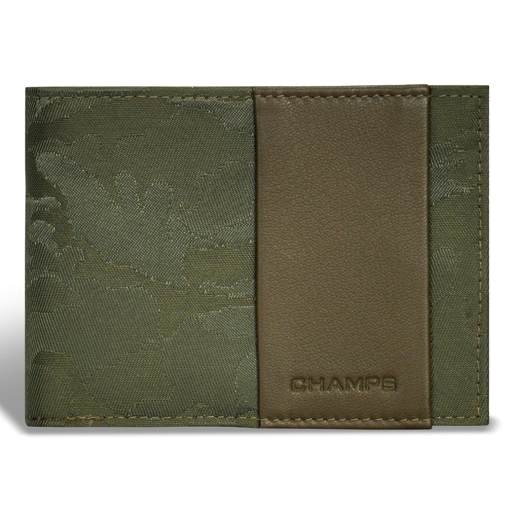 Camo / Leather Center Wing Wallet EX-STOCK Canada