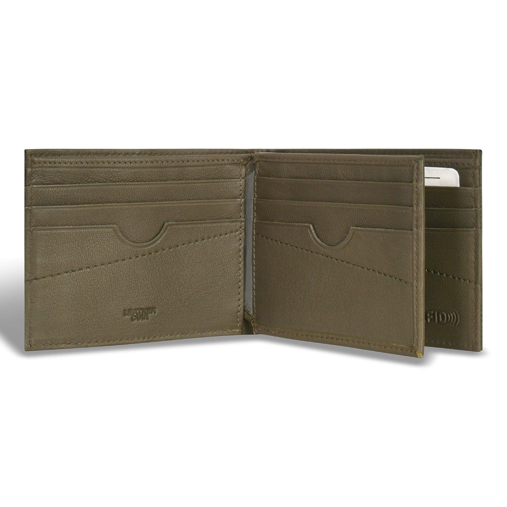 Camo / Leather Center Wing Wallet EX-STOCK Canada