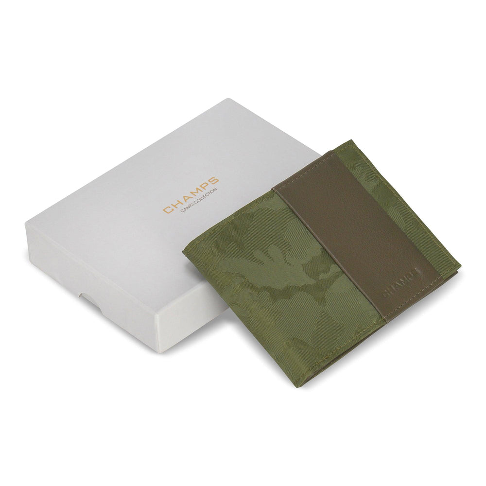 Camo / Leather Center Wing Wallet EX-STOCK Canada