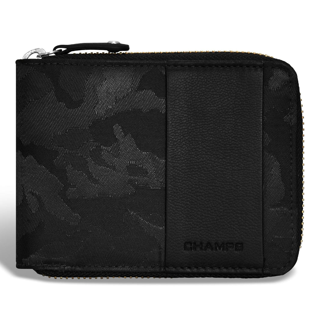 Camo / Leather Zip Around Wallet EX-STOCK Canada