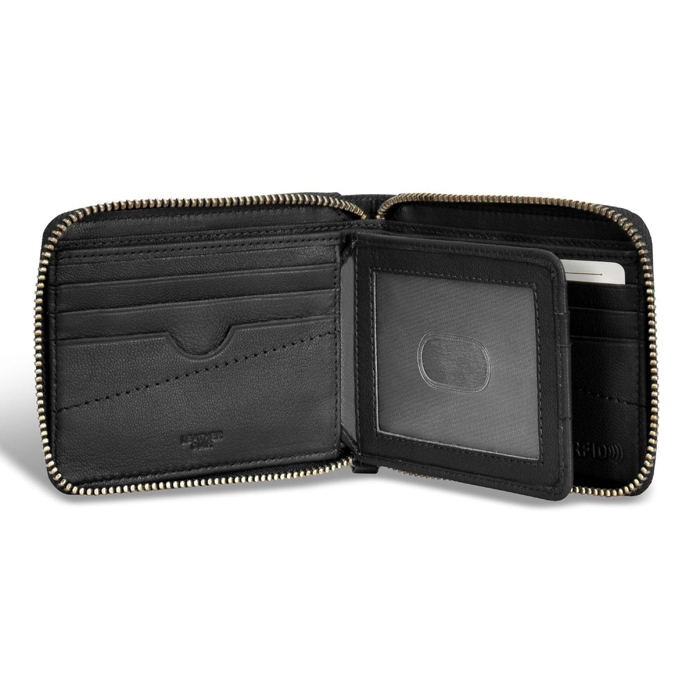 Camo / Leather Zip Around Wallet - EX-STOCK Canada