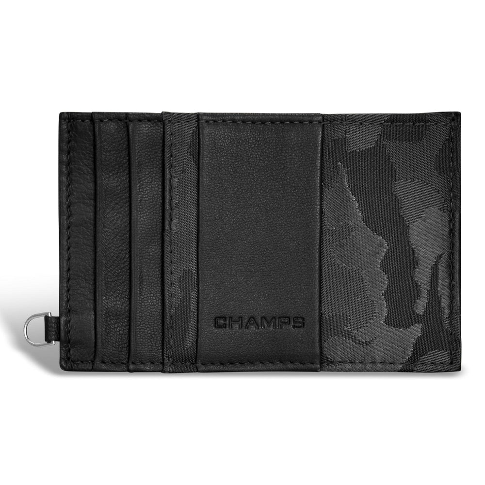 Camo / Leather Slim Cardholder EX-STOCK Canada