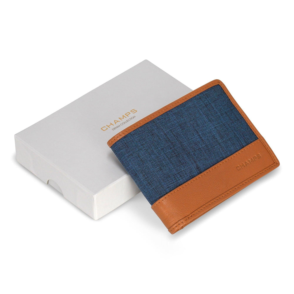 Denim / Leather Top Wing Wallet EX-STOCK Canada