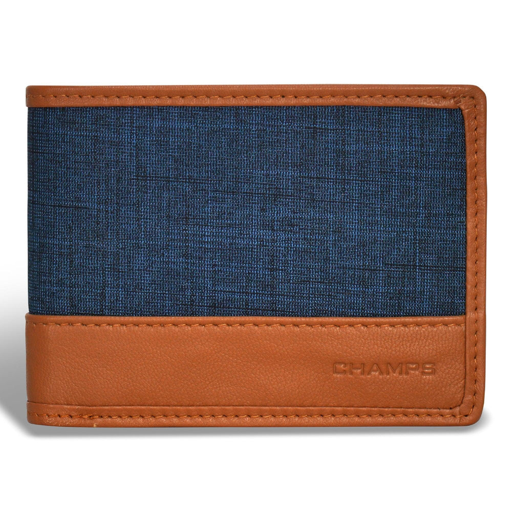 Denim / Leather Center Wing Wallet EX-STOCK Canada