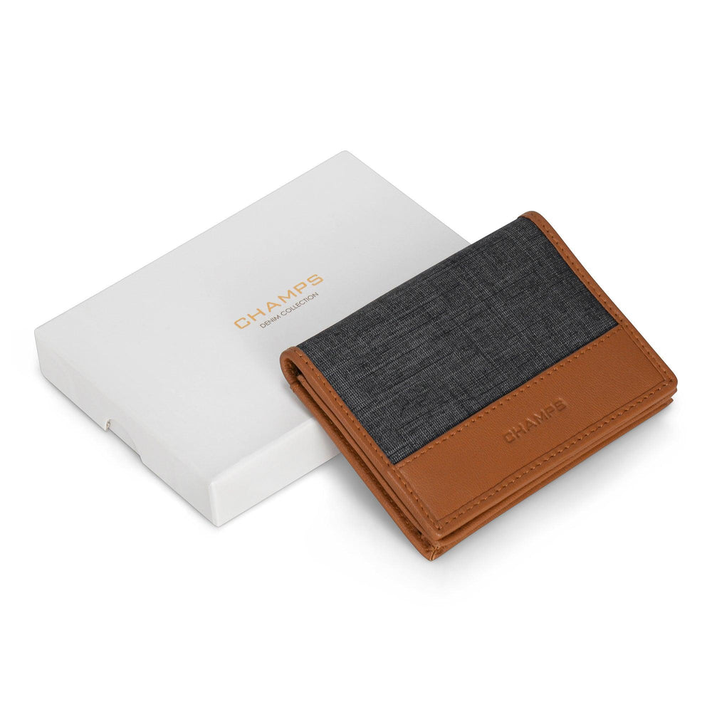 Denim / Leather Cardholder EX-STOCK Canada