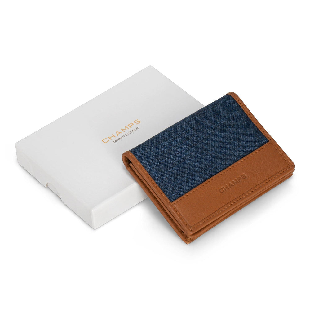 Denim / Leather Cardholder EX-STOCK Canada