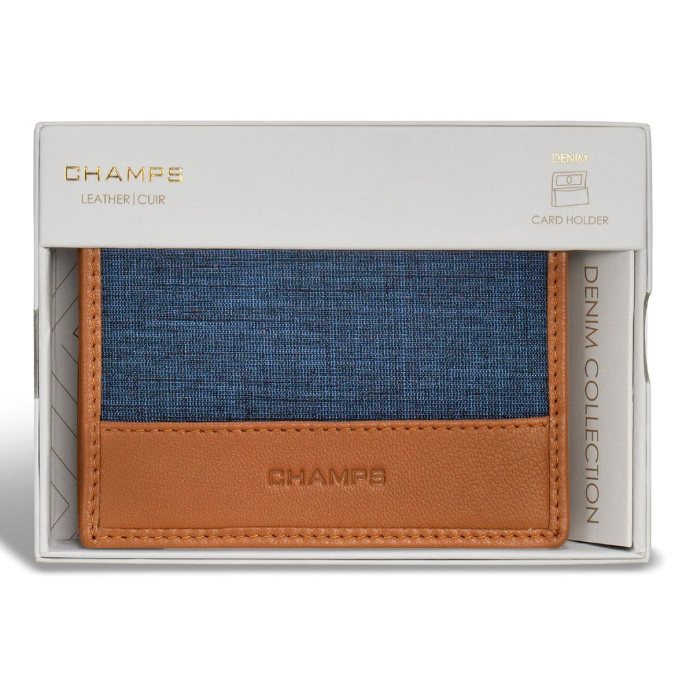 Denim / Leather Cardholder EX-STOCK Canada