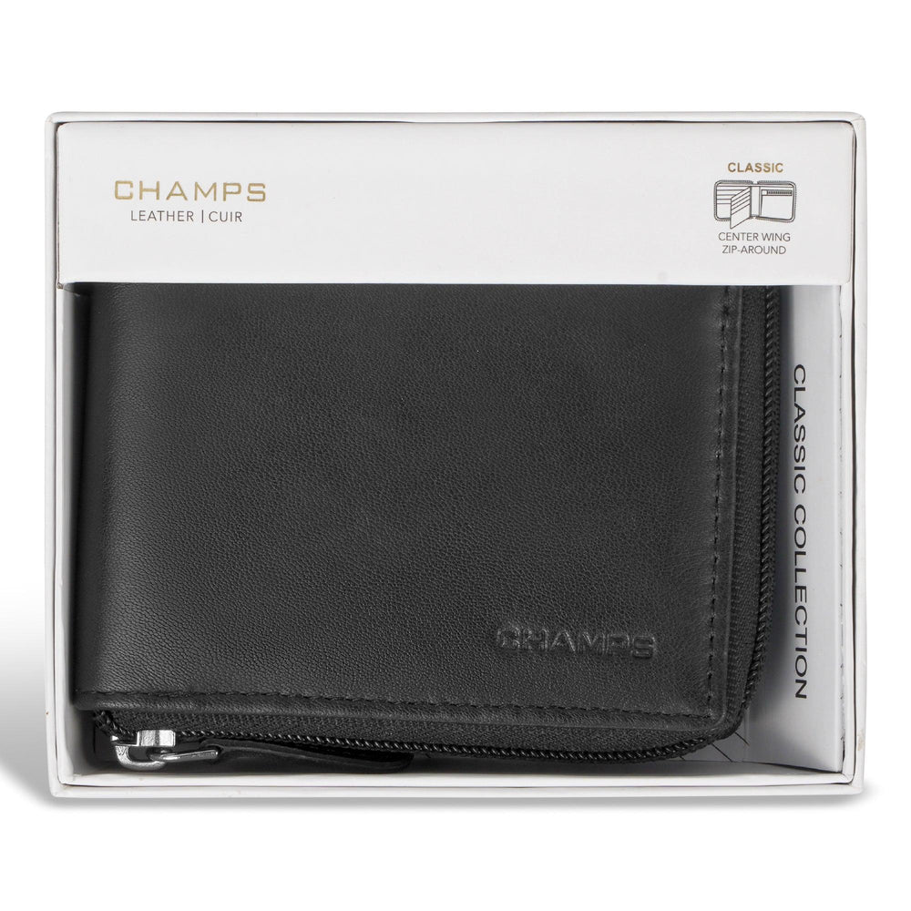 Classic / Leather Zip-Around Wallet EX-STOCK Canada