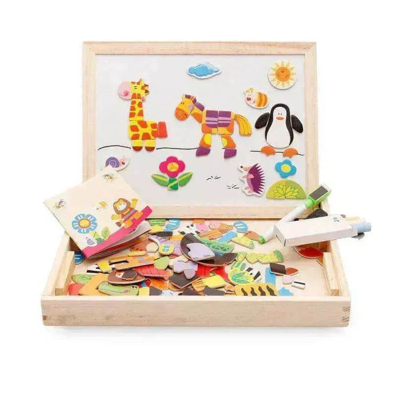 Magnetic Kids Puzzle Drawing Board Toy - EX-STOCK Canada