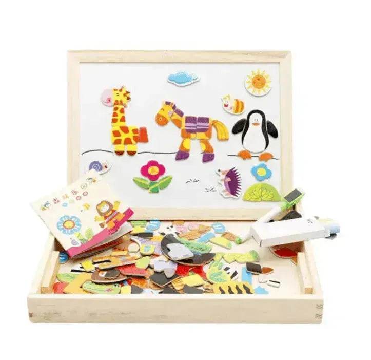 Magnetic Kids Puzzle Drawing Board Toy - EX-STOCK Canada