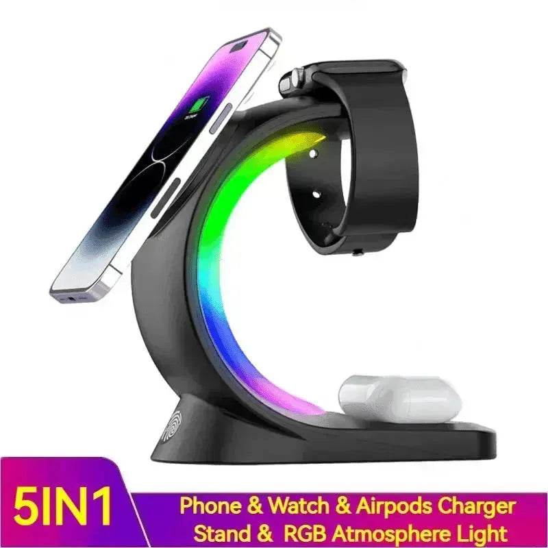 Magnetic Wireless Charger for Phone, AirPods, Watch - EX-STOCK Canada