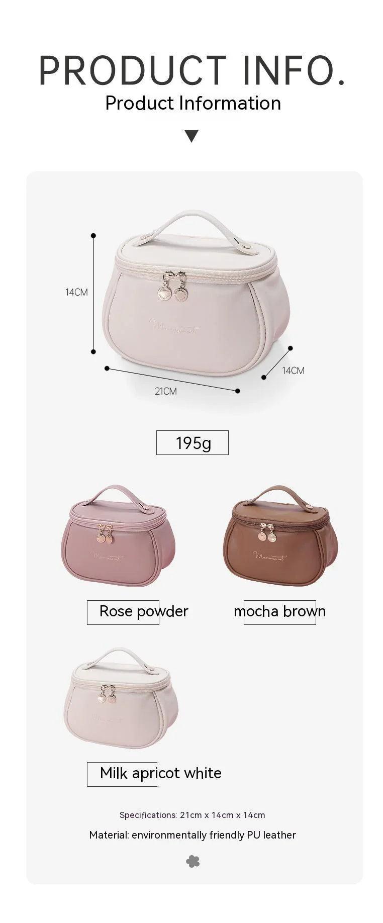 Makeup Large Capacity Portable Travel Toiletry Bag EX-STOCK Canada