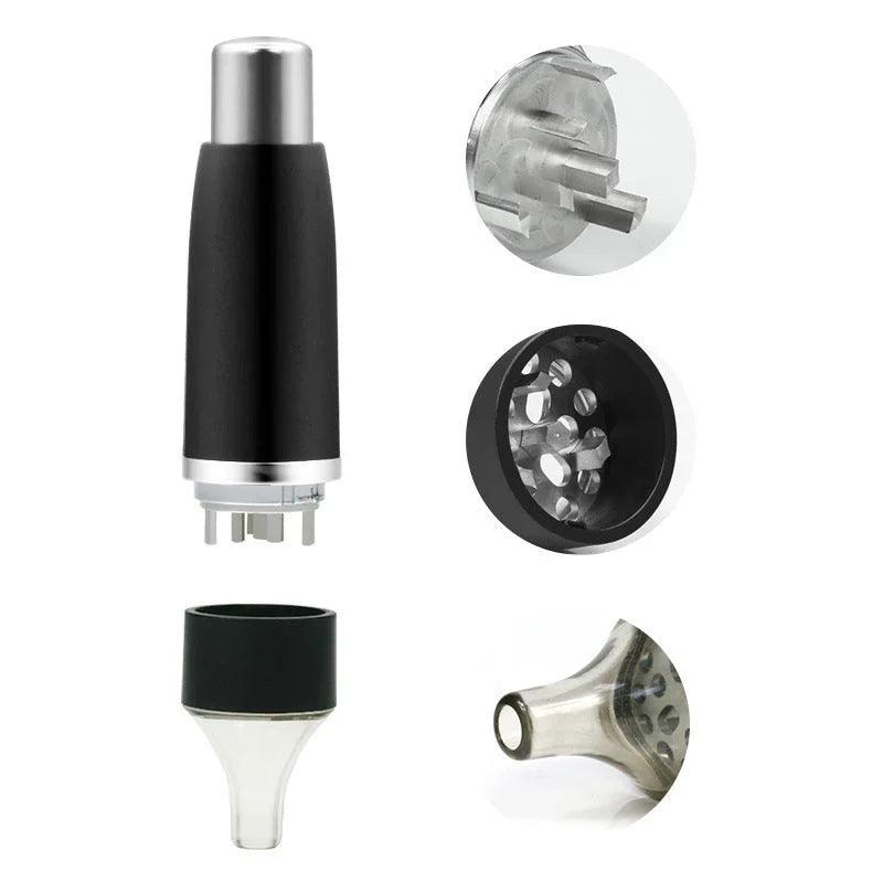 Aluminum Alloy Cigarette Grinder - Single-Handed Manual Press, Removable & Easy Clean