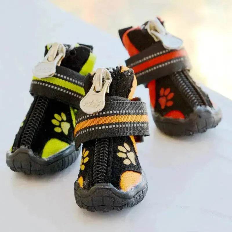 Medium And Large Dogs Printed Suede Cotton Shoes - EX-STOCK Canada