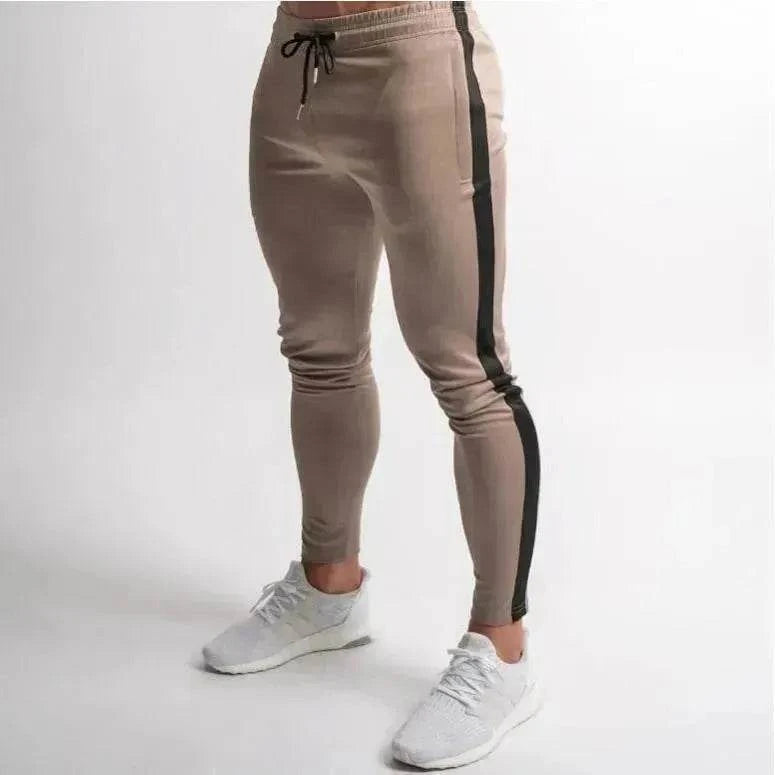 Pantalon de sport ajusté pour hommes - Pantalon de gym pour entraînement et exercice - EX-STOCK Canada