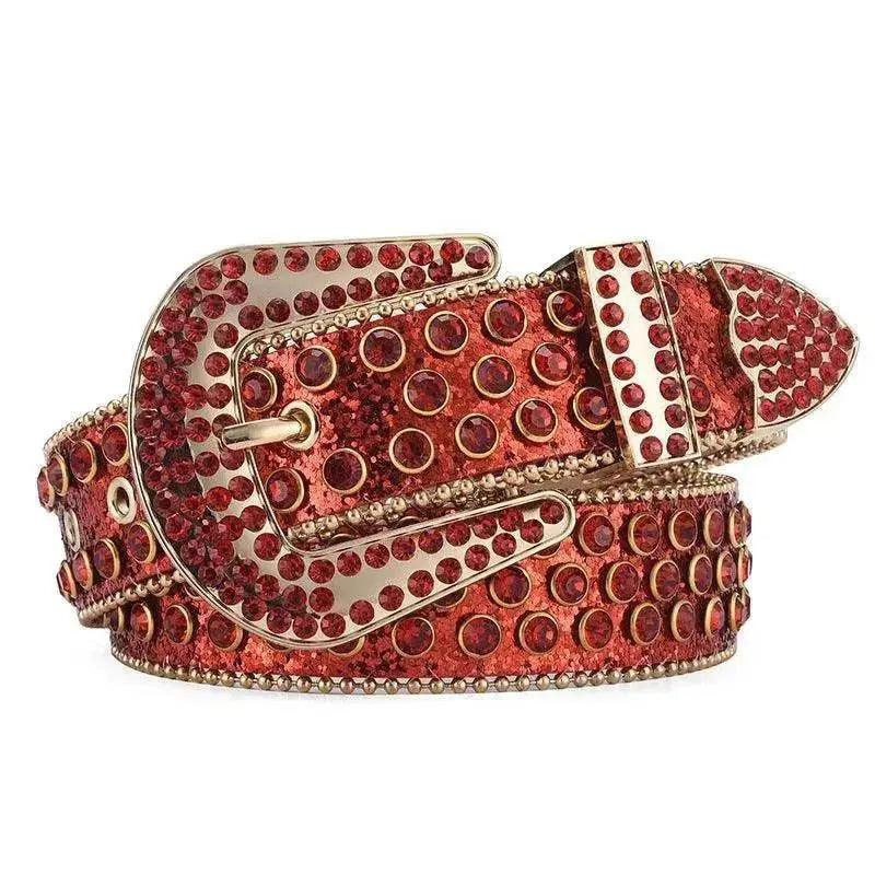 Men Women Alloy Belt Punk Rock Rivet Rhinestone - EX-STOCK Canada