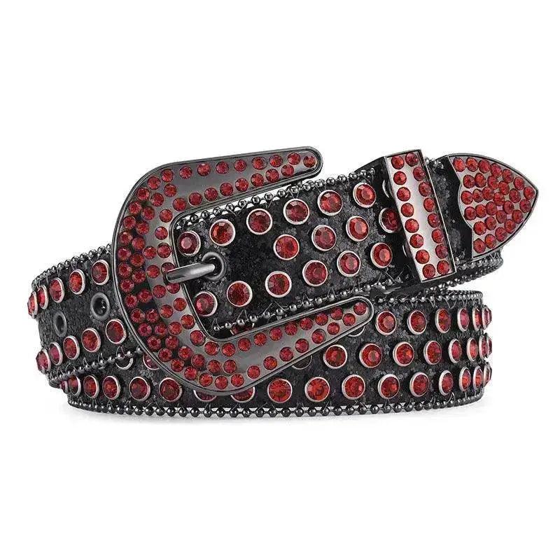 Men Women Alloy Belt Punk Rock Rivet Rhinestone - EX-STOCK Canada