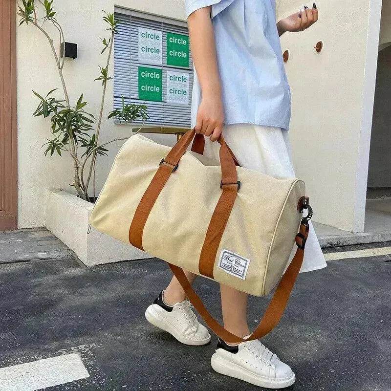 Men & Ladies Sports Duffle Travel Bag Lager Canvas Leisure Work Gym Holdall Bags - EX-STOCK Canada