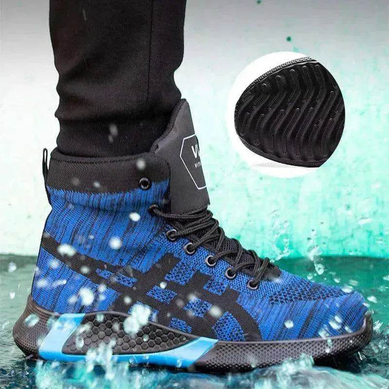 Men's Anti Smash Anti Puncture Work Warm Thickened Lace-up Safety Shoes - EX-STOCK Canada