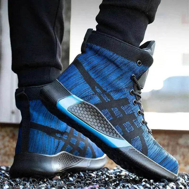 Men's Anti Smash Anti Puncture Work Warm Thickened Lace-up Safety Shoes - EX-STOCK Canada