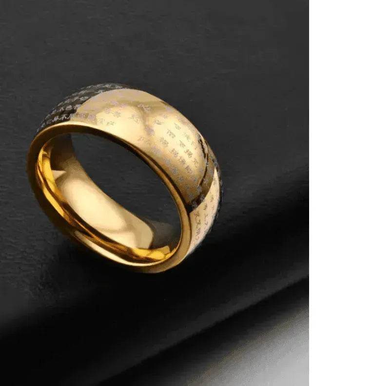 Men's Ban Ruoxin Sutra Ring - EX-STOCK Canada
