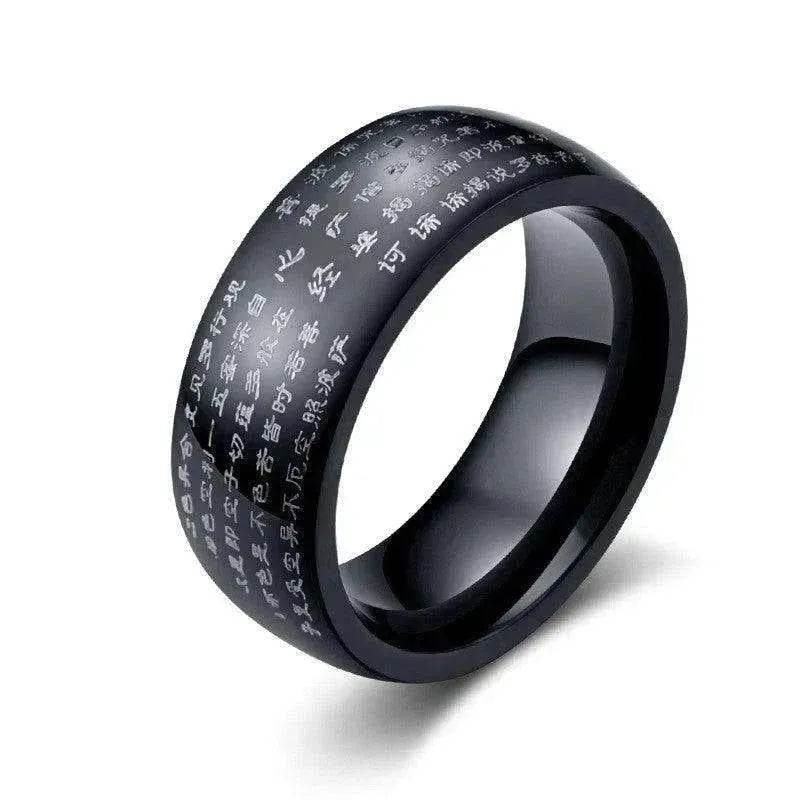 Men's Ban Ruoxin Sutra Ring - EX-STOCK Canada