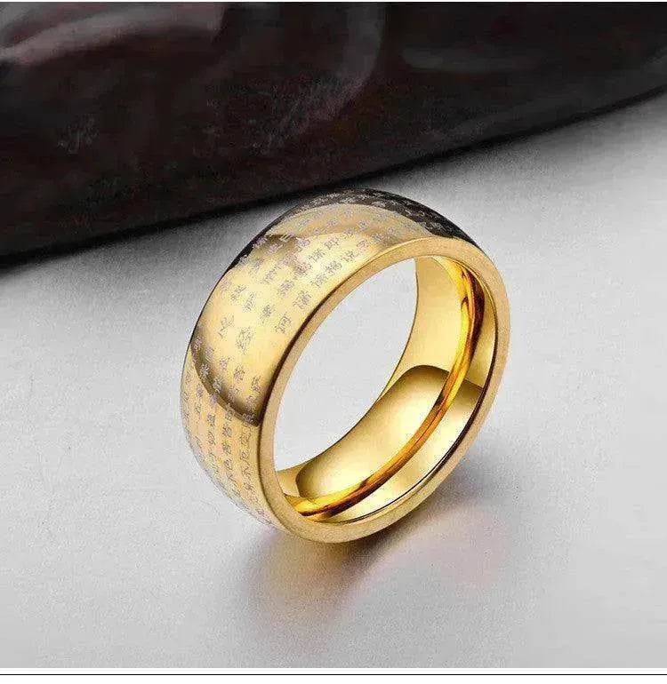 Men's Ban Ruoxin Sutra Ring - EX-STOCK Canada