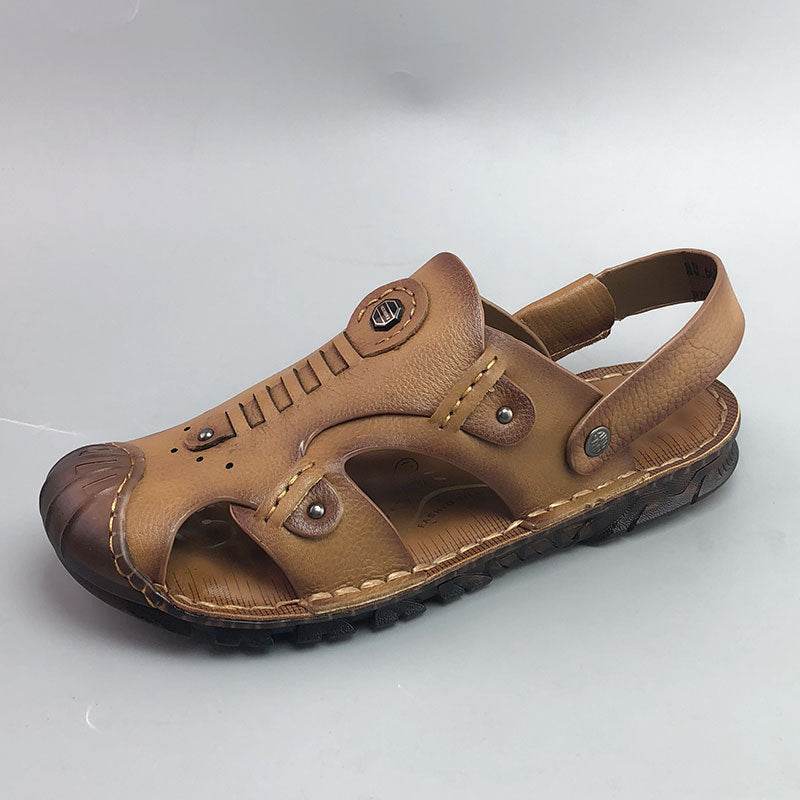 Men's Breathable Casual Genuine Leather Beach Shoes Oxford Sole Shoes EX-STOCK CANADA