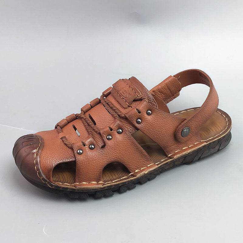 Men's Breathable Casual Genuine Leather Beach Shoes Oxford Sole Shoes EX-STOCK CANADA