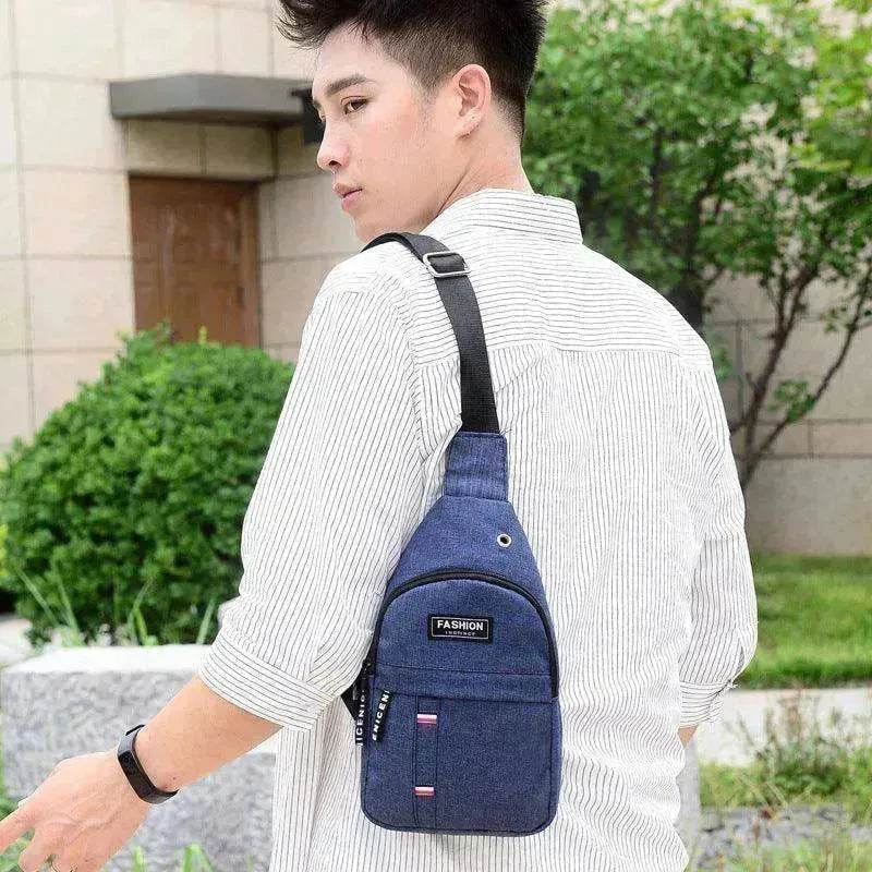 Men's Chest Bag Sports Messenger Crossbody Bag - EX-STOCK Canada