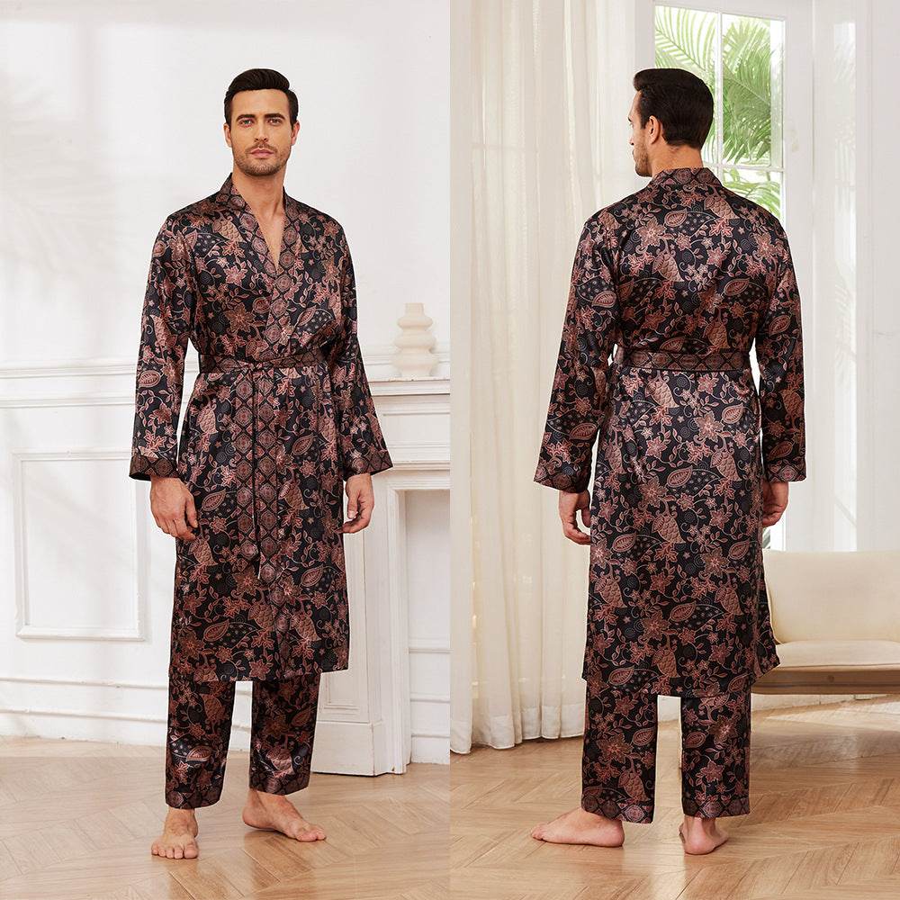Men's Fall Thin Long Sleeve Pajamas EX-STOCK CANADA