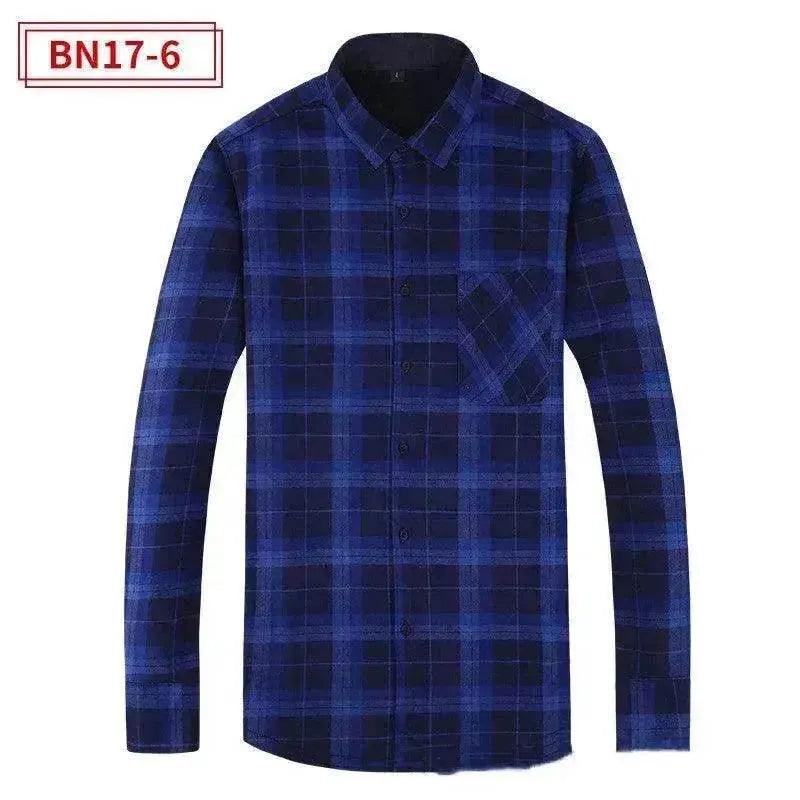 Chemise manteau à carreaux chaude décontractée pour hommes - EX-STOCK Canada