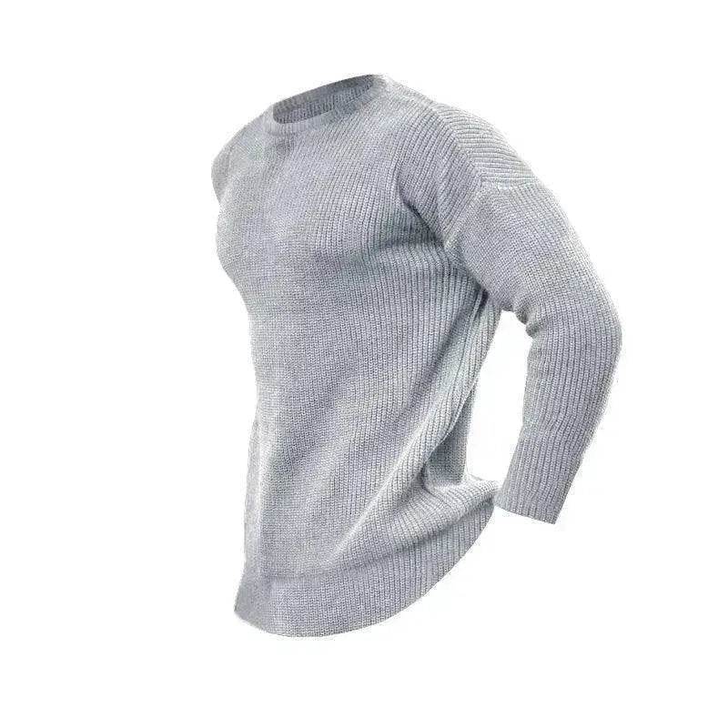 Men's Fashionable Knitted Pullover - EX-STOCK Canada