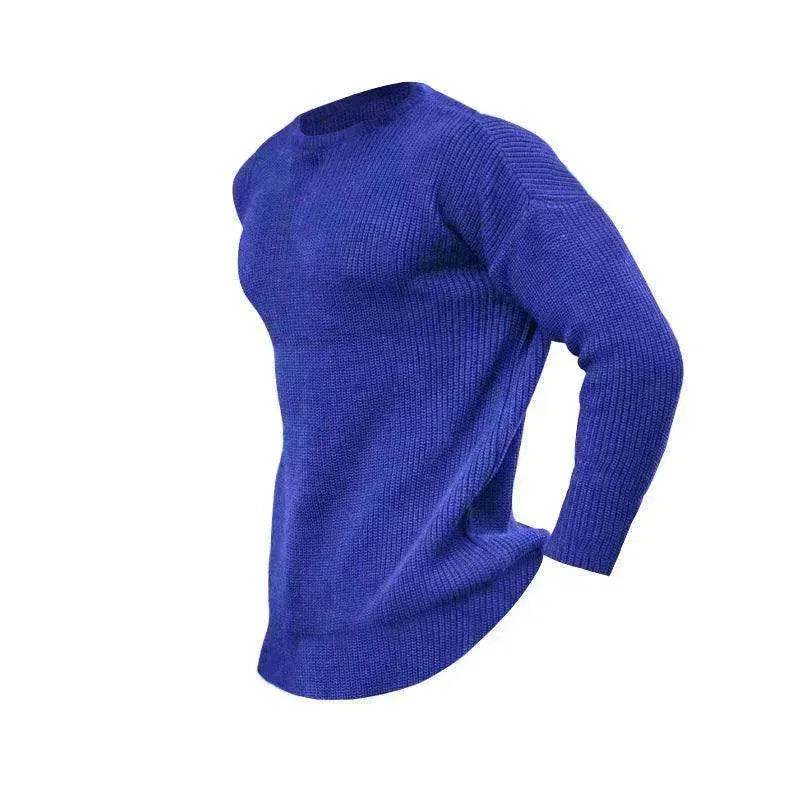 Men's Fashionable Knitted Pullover - EX-STOCK Canada