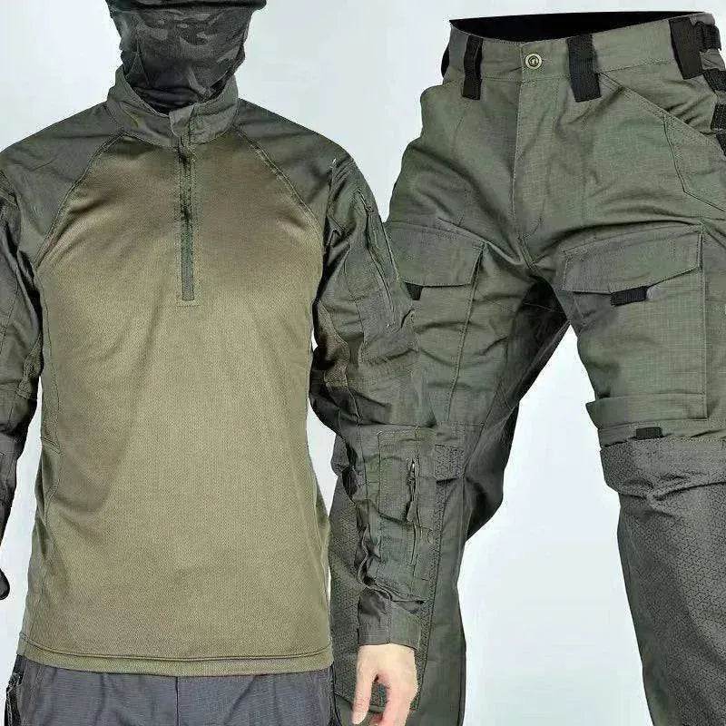 Men's Long Sleeve Spring And Autumn Training Wear Camouflage Suit - EX-STOCK Canada
