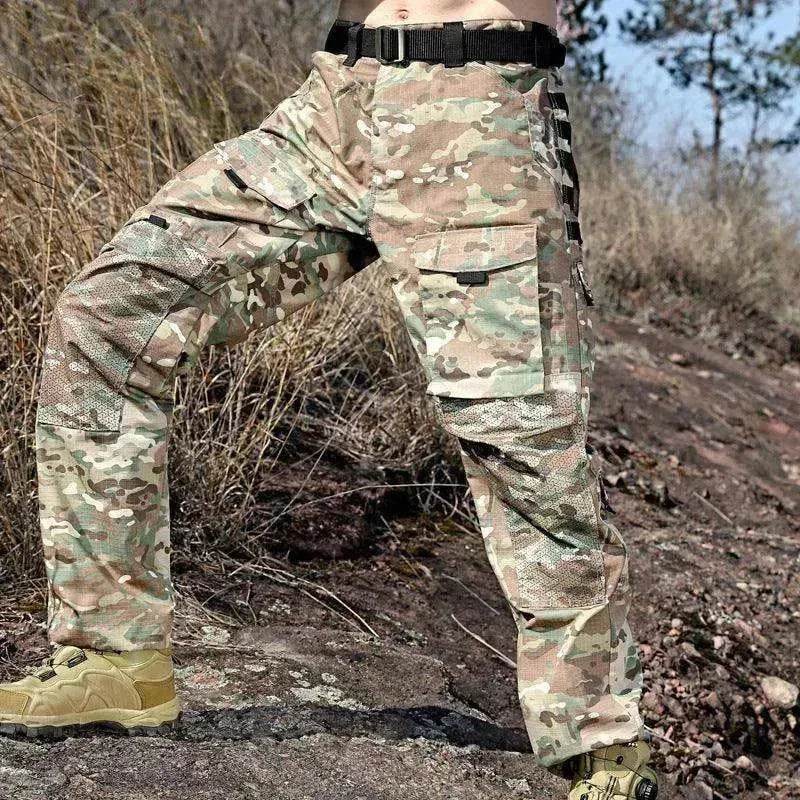 Men's Long Sleeve Spring And Autumn Training Wear Camouflage Suit - EX-STOCK Canada
