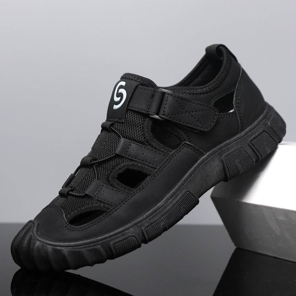 Men's Non-slip Wear-resistant Mesh Surface Hollowed Wading Sandals EX-STOCK CANADA