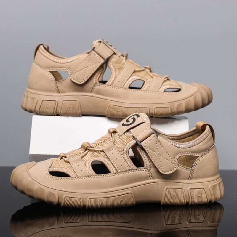 Men's Non-slip Wear-resistant Mesh Surface Hollowed Wading Sandals EX-STOCK CANADA