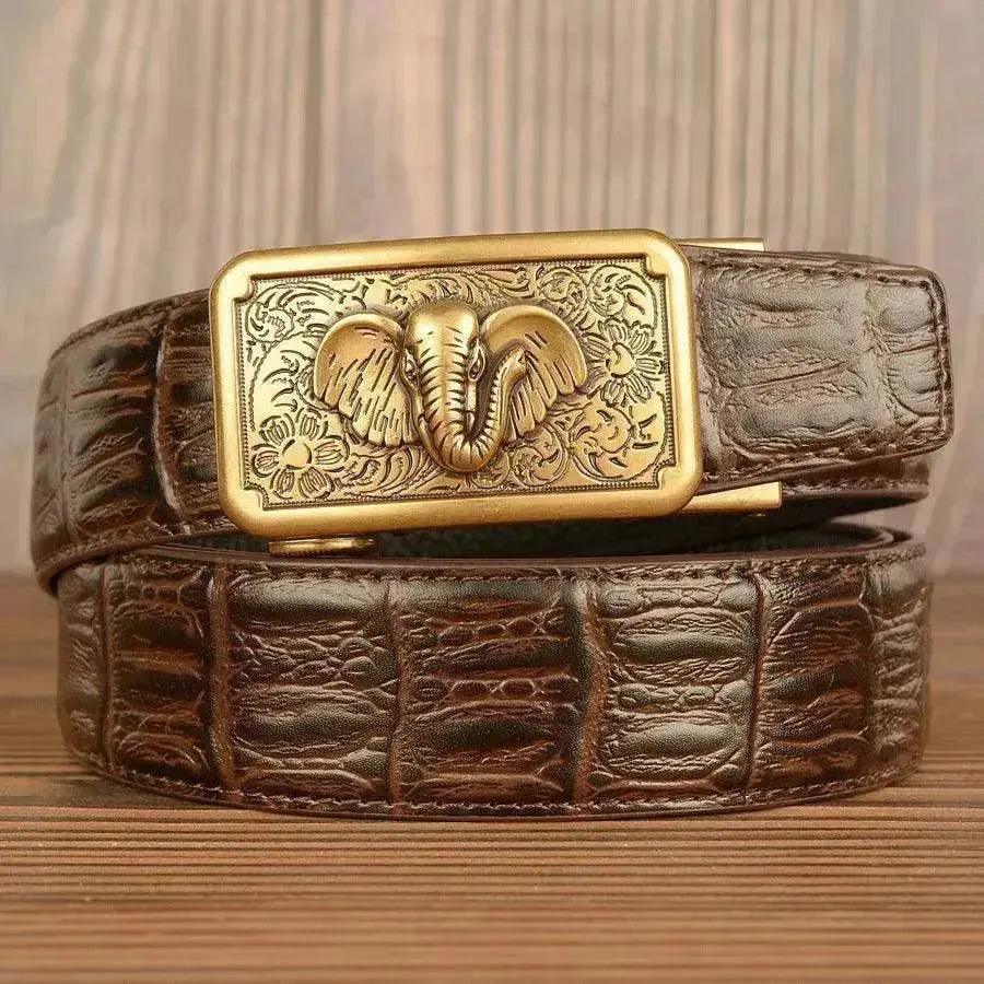 La personnalité des hommes est comme une ceinture en cuir supérieure automatique - EX-STOCK Canada