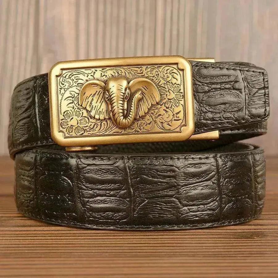 La personnalité des hommes est comme une ceinture en cuir supérieure automatique - EX-STOCK Canada