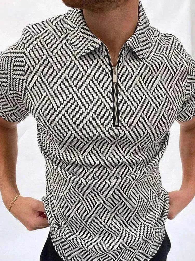 Men's Polo Short-Sleeve Summer Hedging Style Shirt - EX-STOCK Canada