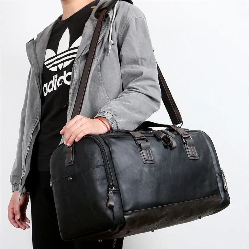 Sac de voyage portable pour hommes Sac bandoulière affaires courte distance Sac d'affaires grande capacitéEX-STOCK Canada