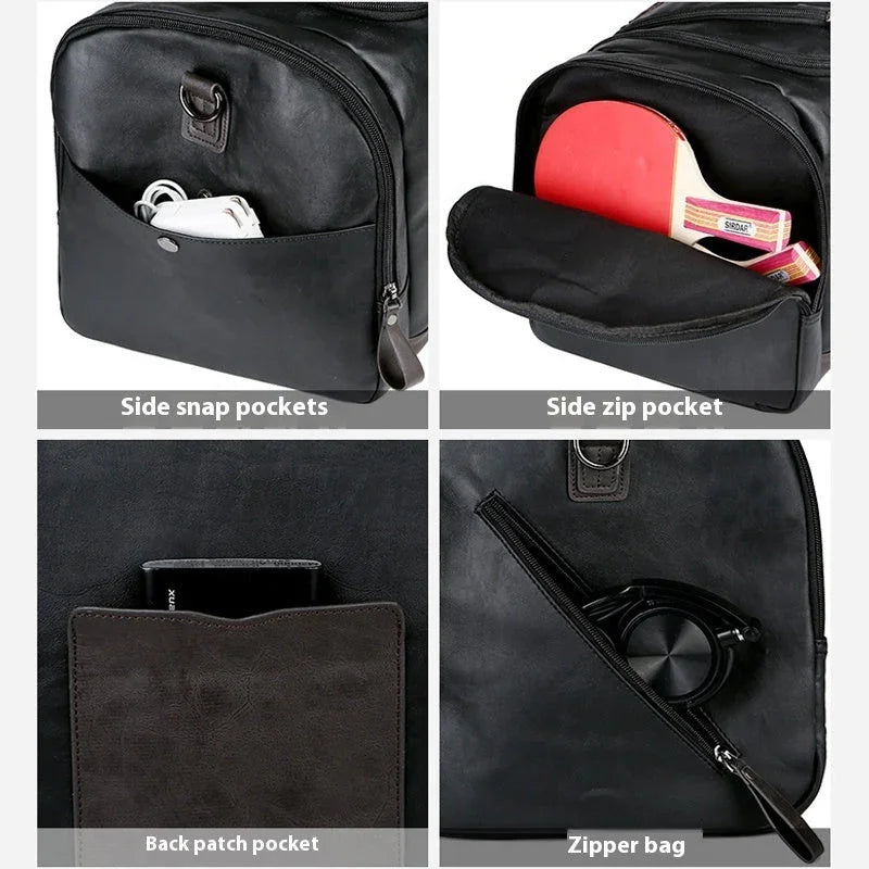 Sac de voyage portable pour hommes Sac bandoulière affaires courte distance Sac d'affaires grande capacitéEX-STOCK Canada