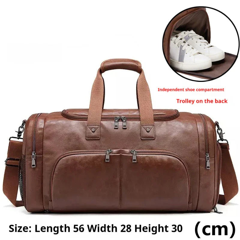 Sac de voyage portable pour hommes Sac bandoulière affaires courte distance Sac d'affaires grande capacitéEX-STOCK Canada