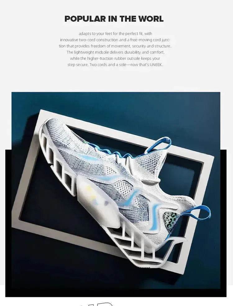 Chaussures pour hommes Printemps Nouvelles Chaussures de Gym en Maille Chaussures de Course Décontractées Chaussures Tendance Chaussures de Sport pour Étudiants - EX-STOCK Canada