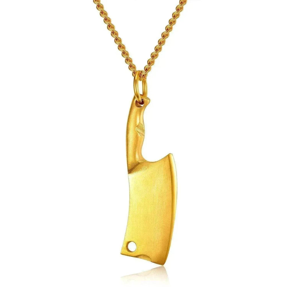 Men's Stainless Steel Necklace, Colorful Glare Classic Pendant - EX-STOCK Canada